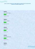 EXCEL CRASH COURSE WALL STREET PREP EXAM REVIEW SOLVED QUESTIONS COMPLETE ANSWER