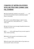 COMM RELS 257 MIDTERM 2026 REVISION&NewLine;NOTES AND STRUCTURED LEARNING GUIDE&NewLine;FULL COVERAGE
