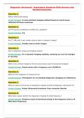 Diagnostic ultrasound &vert; Assessment Questions With Answers and&NewLine;detailed Rationales