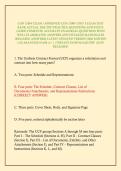 CON 1100V EXAM &sol;APPROVED CON 1100V UNIT 5 EXAM TEST BANK ACTUAL 2026&sol;2027 PRACTICE QUESTIONS AND STUDY GUIDE COMPLETE ACCURATE EXAM REAL QUESTIONS WITH WELL ELABORATED ANSWERS AND DETAILED RATIONALES &lpar;RELIABLE ANSWERS&rpar; LATEST UPDATED VERSION 2026 EDITION 