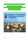 Principles of Auditing & Other Assurance Services&colon; 2024 Release &vert; Ray Whittington &mdash; Comprehensive Test Bank&semi; Complete Questions & Answers