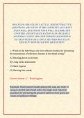 RDA EXAM &sol; RDA EXAM 1 ACTUAL 2026&sol;2027 PRACTICE QUESTIONS AND STUDY GUIDE COMPLETE ACCURATE EXAM REAL QUESTIONS WITH WELL ELABORATED ANSWERS AND DETAILED RATIONALES &lpar;RELIABLE ANSWERS&rpar; LATEST UPDATED VERSION 2026 EDITION &vert;GUARANTEED PASS A&plus; &vert;FULL REVISED R