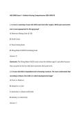 NSG 552 Exam 1 Psychopharmacology Study Guide &vert; Practice Questions & Rationales