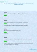 FAA PRIVATE PILOT KNOWLEDGE EXAM REVIEW SOLVED QUESTIONS COMPLETE ANSWERS
