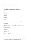 NSG 3600 Pediatric Nursing Exam 4 Review Study Guide &vert; Practice Questions & Detailed Rationales