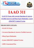 IAAO 311 Exam with Accurate Questions & Answers &lpar;Verified Answers&rpar; and Deep Expert Rationales &vert; Latest &lpar;2026&sol;2027&rpar; Updated Version