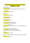 NCLEX-RN Questions With Accurate Answers &NewLine;20252026 A&plus; Grade&period;