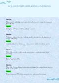 FACHE EXAM STUDY SHEET COMPLETE QUESTIONS ACCURATE SOLUTIONS&period;pdf