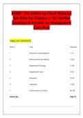 MGMT 13th Edition by Chuck Williams&colon; &NewLine;Test Bank for Chapters 1&ndash;18 &vert; Verified &NewLine;Questions & Answers for Management &NewLine;Exam Prep