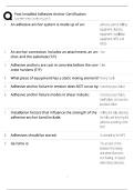 Post-Installed Adhesive Anchor Certification Study Guide &sol; New Version 2025 Update &sol; Score 100&percnt; on ACI Inspector Exam&NewLine;&NewLine;