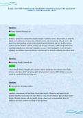 FAMILY FOCUSED NURSING CARE ASSESSMENT UPDATED ACTUAL EXAM QUESTIONS CORRECT