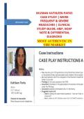 iHuman Kathleen Parks Case Study &vert; More Frequent & Severe Headaches &vert; Clinical Study Guide&comma; H&P&comma; SOAP Note & Differential DiagnosisiHuman Kathleen Parks Case Study &vert; More Frequent & Severe Headaches &vert; Clinical Study Guide&comma; H&P&comma; SOAP Note & Differential Di