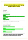 CWEA LABORATORY ANALYST GRADE 3 CERTIFICATION EXAM 2026&ndash;&NewLine;2027&colon; 300&plus; PRACTICE QUESTIONS&comma; CORRECT ANSWERS & DETAILED&NewLine;RATIONALES &vert; COMPLETE STUDY GUIDE
