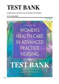 Test Bank for Women's Health Care in Advanced Practice Nursing&comma; Second Edition by Alexander ISBN&colon;9780826190017&vert; All chapters&vert; Complete Guide A&plus;