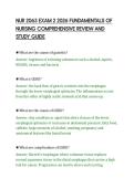 NUR 2063 EXAM 2 2026 FUNDAMENTALS OF NURSING COMPREHENSIVE REVIEW AND STUDY