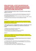 HFMA CRCR EXAM &ndash; LATEST 200 QUESTIONS AND &NewLine;ANSWERS &vert; VERIFIED ANSWERS PLUS RATIONALES &vert; &NewLine;GUARANTEED PASS &vert; LATEST EXAM UPDATE &vert; EXAM &NewLine;PREP &vert; STUDY GUIDE &vert; PRACTICE TEST 