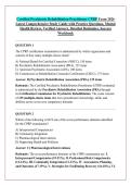 Certified Psychiatric Rehabilitation Practitioner CPRP Exam 2026 &NewLine;Latest Comprehensive Study Guide with Practice Questions&comma; Mental &NewLine;Health Review&comma; Verified Answers&comma; Detailed Rationales&comma; Success &NewLine;Workbook