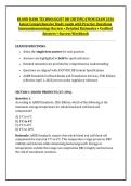 BLOOD BANK TECHNOLOGIST BB CERTIFICATION EXAM 2026 &NewLine;Latest Comprehensive Study Guide with Practice Questions &NewLine;Immunohematology Review &bull; Detailed Rationales &bull; Verified &NewLine;Answers &bull; Success Workbook