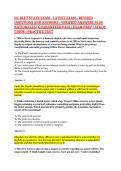 NC BLET STATE EXAM - LATEST EXAM - REVISED &NewLine;QUESTIONS AND ANSWERS &vert; VERIFIED ANSWERS PLUS &NewLine;RATIONALES &vert; GUARANTEED PASS &vert; EXAM PREP &vert; STUDY &NewLine;GUIDE &vert; PRACTICE TEST 