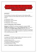 Specialist in Blood Banking SBB Certification Exam 2026 &NewLine;Latest Comprehensive Study Guide with Practice Questions&comma; &NewLine;Transfusion Medicine Review&comma; Verified Answers&comma; Detailed &NewLine;Rationales&comma; Success Workbook