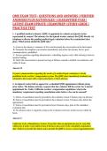 QME EXAM TEST&ndash; QUESTIONS AND ANSWERS &vert; VERIFIED &NewLine;ANSWERS PLUS RATIONALES &vert; GUARANTEED PASS &vert; &NewLine;LATEST EXAM UPDATE &vert; EXAM PREP &vert; STUDY GUIDE &vert; &NewLine;PRACTICE TEST 