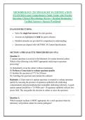 MICROBIOLOGY TECHNOLOGIST M CERTIFICATION &NewLine;EXAM 2026 Latest Comprehensive Study Guide with Practice &NewLine;Questions Clinical Microbiology Review &bull; Detailed Rationales &bull; &NewLine;Verified Answers &bull; Success Workbook