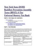 2026&sol;2027 New York State NYSDOH BPAT Certification Exam&colon; S-Tier Universal Mastery Test Bank & Study Guide &NewLine;&lpar;Premium Questions&rpar;