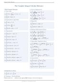 Complete Integral Calculus&colon; Formulas and Techniques