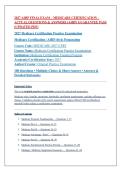 2027 AHIP Final Exam &ndash; Medicare Certification &ndash; Actual Questions & Answers &lpar;AHIP&rpar; Guarantee Pass &lpar;Updated Pdf&rpar;