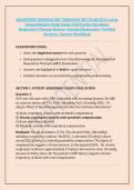 REGISTERED RESPIRATORY THERAPIST RRT EXAM 2026 Latest &NewLine;Comprehensive Study Guide with Practice Questions &NewLine;Respiratory Therapy Review &bull; Detailed Rationales &bull; Verified &NewLine;Answers &bull; Success Workbook