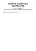 Certificate &sol; Vocational Level&NewLine;Python &bull; Java &bull; JavaScript &bull; Algorithms &bull; Flowcharts &bull; Programming Fundamentals&NewLine;