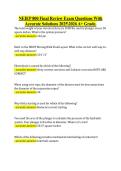 NEIEP 800 Final Review Exam Questions With &NewLine;Accurate Solutions 20252026 A&plus; Grade&period; 