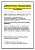 Hazardous Drug Pharmacy Technician Exam Prep 2026 &NewLine;Updated Practice Questions&comma; Comprehensive Medication &NewLine;Safety Review&comma; Detailed Explanations&comma; Verified Answers&comma; &NewLine;Success Workbook