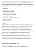 COLORADO CATEGORY 303 &lpar;ORNAMENTAL & TURF&rpar; CERTIFICATION EXAM &NewLine;QUESTIONS AND ANSWERS &vert; VERIFIED AND WELL DETAILED ANSWERS &vert; PLUS&NewLine;RATIONALES &vert; DOWNLOAD AND PASS &vert; LATEST EXAM UPDATE 2026&sol;2027