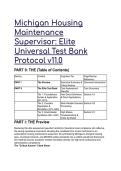 S-Tier Michigan Housing Maintenance Supervisor Test Bank 2026&sol;2027&vert; Elite MIOSHA & Property Compliance QA