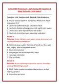 Verified HESI RN Exit Exam &vert; NGN Nursing 200&plus; Questions & Model Rationales &lpar;2026 Update&rpar;