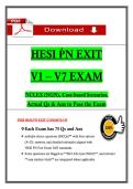 HESI PN Exit Exam Study Guide &ndash; NGN Case-Based Questions & Answers