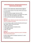 Verified HESI RN Exit Exam &vert; NGN Nursing 200&plus; Questions & Model Rationales &lpar;2026 Update&rpar;