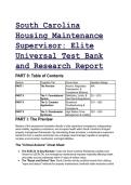 2026&sol;2027 South Carolina Housing Maintenance Supervisor Exam Prep&colon; Elite Universal Test Bank & Regulatory Cheat Sheet &lpar;S-Tier Practice Questions &plus; Rationales&rpar;