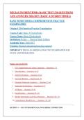 Relias Dysrhythmia Basic Test 35 Questions and Answers 2026&sol;2027 &lpar;Basic A Dysrhythmia&rpar;