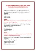 ATI Maternal Newborn Proctored Exam &vert; 300&plus; Verified Practice Questions with Detailed Rationales 
