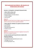 RECA Fundamentals Exam &lpar;Alberta&rpar; &ndash; 300&plus; Questions and Verified Solutions with rationales 