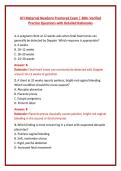 ATI Maternal Newborn Proctored Exam &vert; 300&plus; Verified Practice Questions with Detailed Rationales