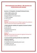 RECA Fundamentals Exam &lpar;Alberta&rpar; &ndash; 300&plus; Questions and Verified Solutions with rationales 