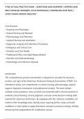 VTNE ACTUAL PRACTICE EXAM &ndash; QUESTIONS AND ANSWERS &vert; VERIFIED AND&NewLine;WELL DETAILED ANSWERS &vert; PLUS RATIONALES &vert; DOWNLOAD AND PASS &vert;&NewLine;LATEST EXAM UPDATE 2026&sol;2027