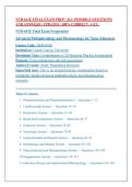 NUR-641E Final Exam Prep &vert; All Possible Questions and Answers &vert; Updates &vert; 100&percnt; Correct &ndash;GCU&period;