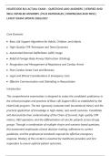HEARTCODE BLS ACTUAL EXAM &ndash; QUESTIONS AND ANSWERS &vert; VERIFIED AND&NewLine;WELL DETAILED ANSWERS &vert; PLUS RATIONALES &vert; DOWNLOAD AND PASS &vert;&NewLine;LATEST EXAM UPDATE 2026&sol;2027