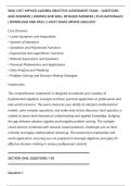 WGU C957 APPLIED ALGEBRA OBJECTIVE ASSESSMENT EXAM &ndash; QUESTIONS&NewLine;AND ANSWERS &vert; VERIFIED AND WELL DETAILED ANSWERS &vert; PLUS RATIONALES&NewLine;&vert; DOWNLOAD AND PASS &vert; LATEST EXAM UPDATE 2026&sol;2027