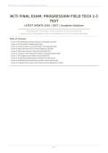 NCTI FINAL EXAM PROGRESSION FIELD TECH 2-3 2026&sol;2027 &vert; Complete Test Solutions &vert; Verified Q&A &vert; Pass Guaranteed - A&plus; Graded&NewLine;&NewLine;