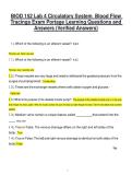 BIOD 152 Lab 4 Circulatory System&lowbar;Blood Flow Tracings Exam Portage Learning Questions and Answers &lpar;Verified Answers&rpar;&NewLine;